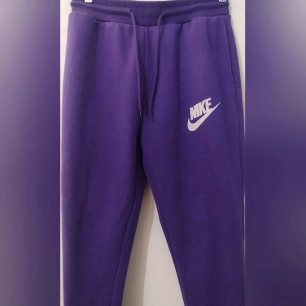 Nike purple sweatpants